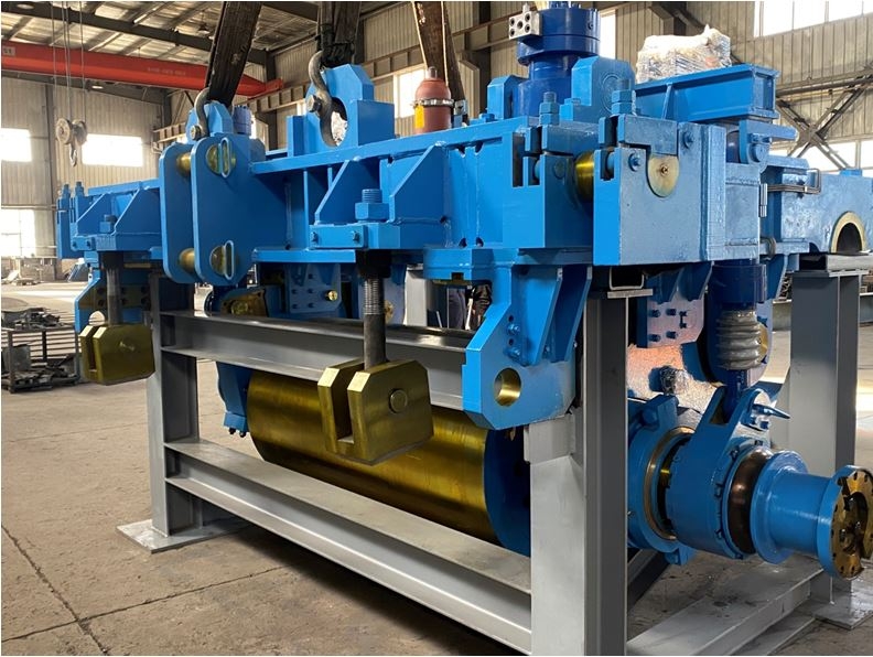 Reconstruction of the upper clamping roller frame in Jingtang MCCR